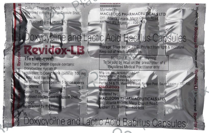Revidox LB 100mg/5B Capsule 10s
