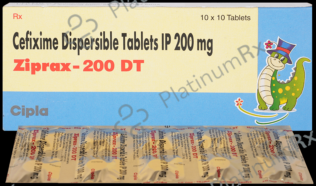 Ziprax 200mg DT Tablet 10s