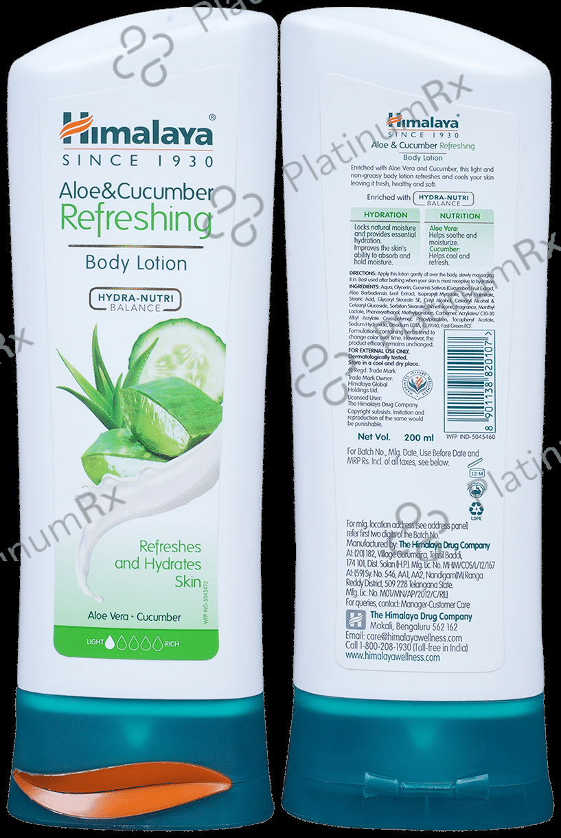 Himalaya Aloe & Cucumber Refreshing Body Lotion 200 ml