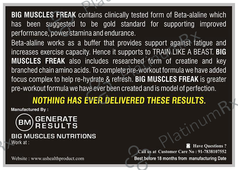 Big Muscles Freak Orange