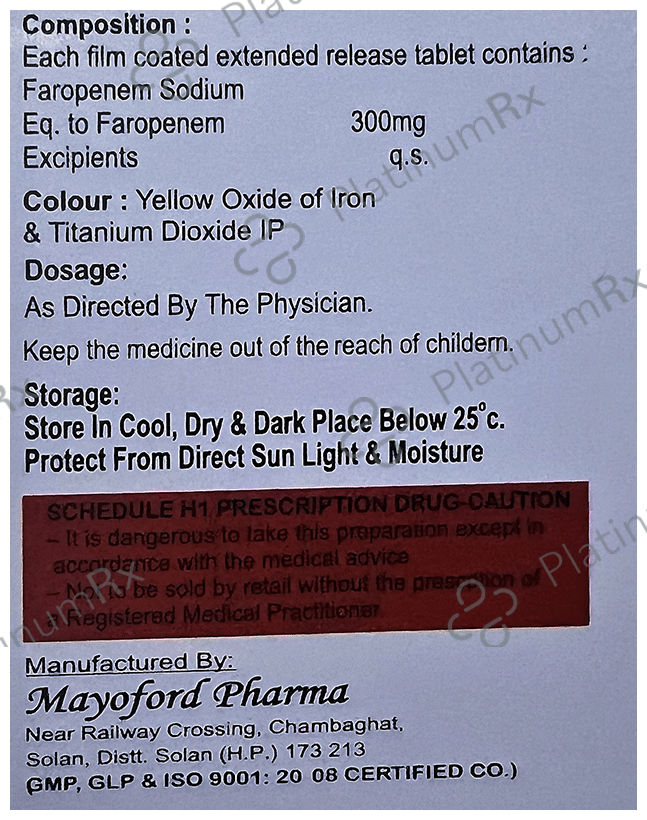 Farozum 300 Tablet ER