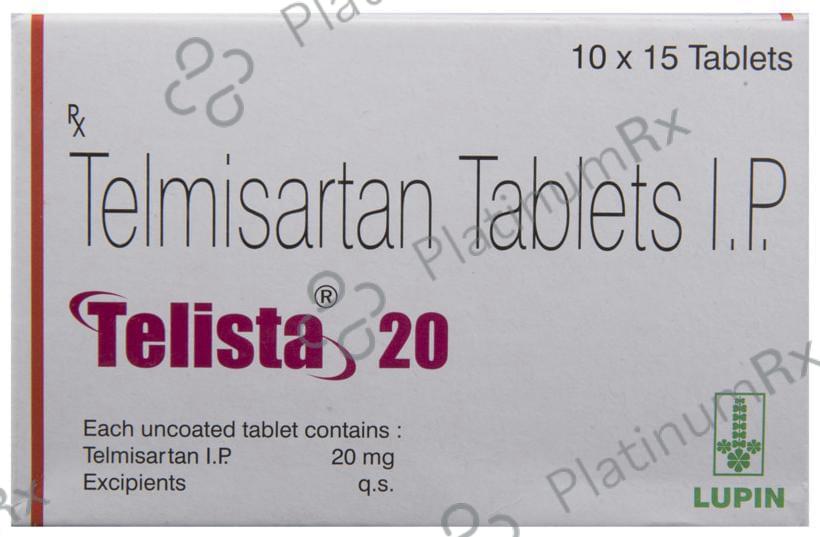 Telista 20mg Tablet 15s