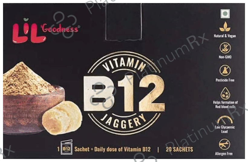Lil Goodness Vitamin B12 Jaggery Sachet (5gm Each)