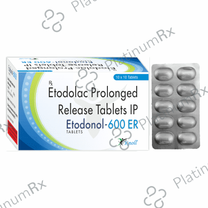 Etodonol 600mg Tablet ER 10s