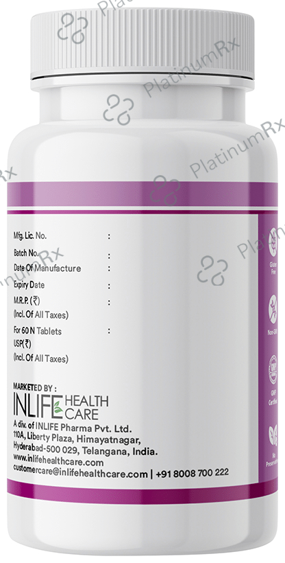Inlife 1500mcg Vitamin B12 Methylcobalamin Tablet