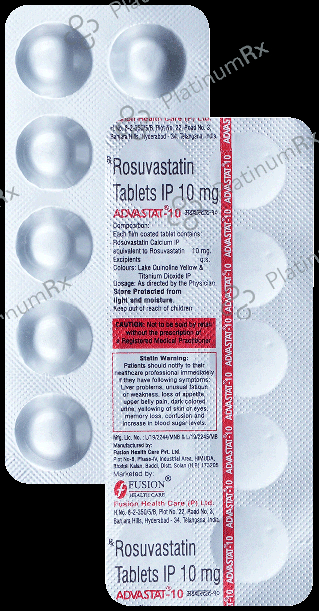 Advastat 10mg Tablet 10s