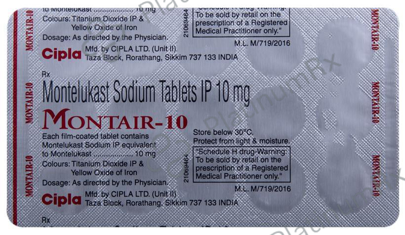 Montair 10mg Tablet 15s