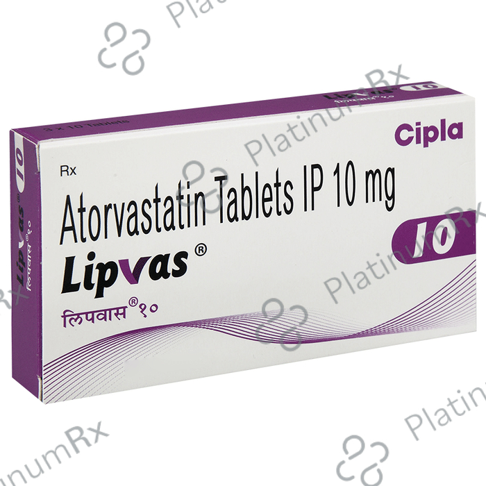 Lipvas 10mg Tab 10s