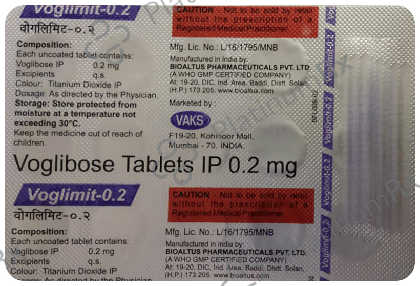 Voglimit 0.2 Tablet 15 Tablet