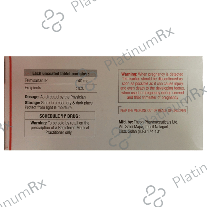 Telmijub 40 Tablet 10 Tablet