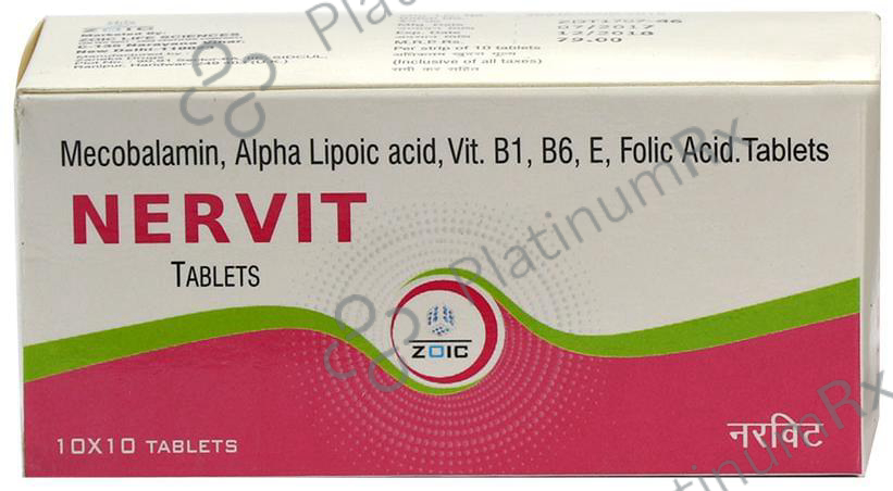 Nervit 500mcg Tablet