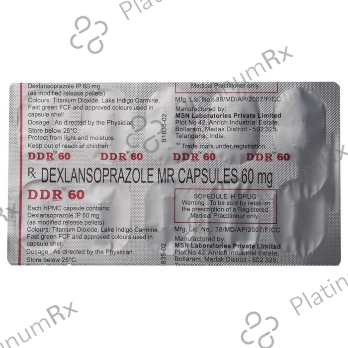 DDR 60mg Capsule MR 10s