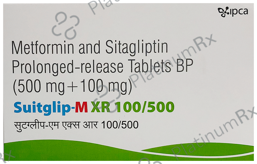 Suitglip-M XR 100/500 Tablet