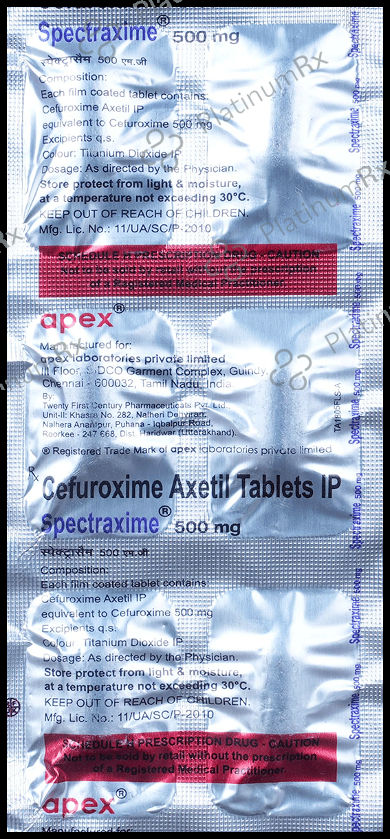 Spectraxime 500mg Tablet