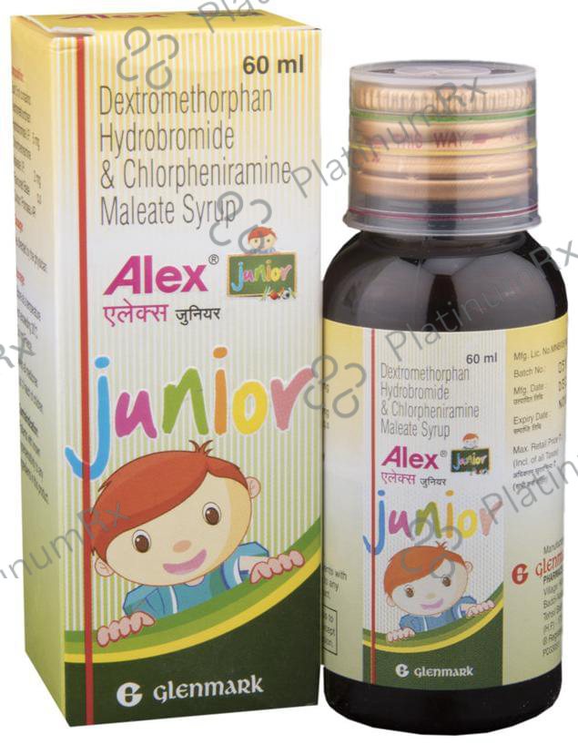 Alex Junior 2/5mg Syrup 60ml