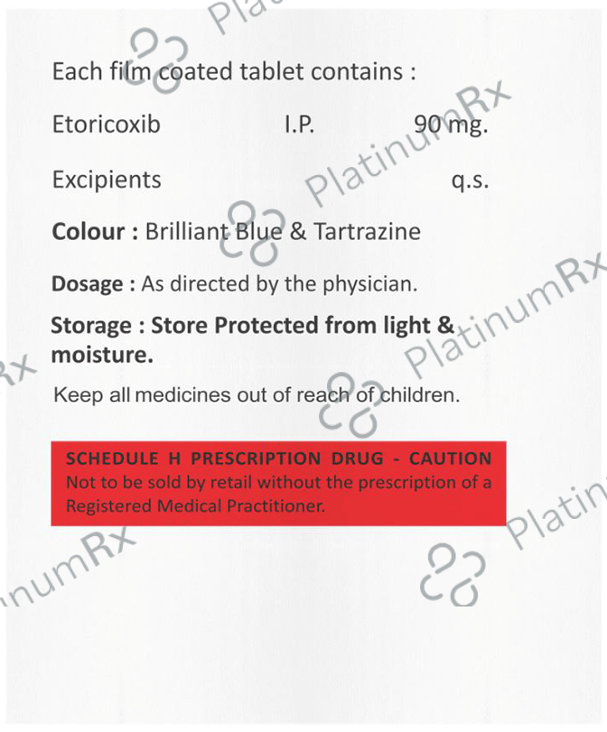 Zubcoxia 90mg Tablet