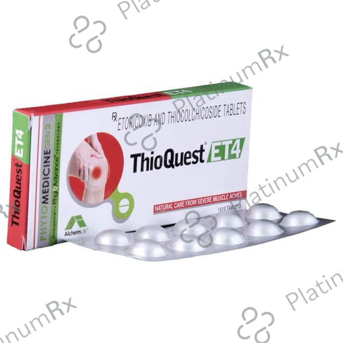 Thioquest ET 60/4mg Tablet 10s