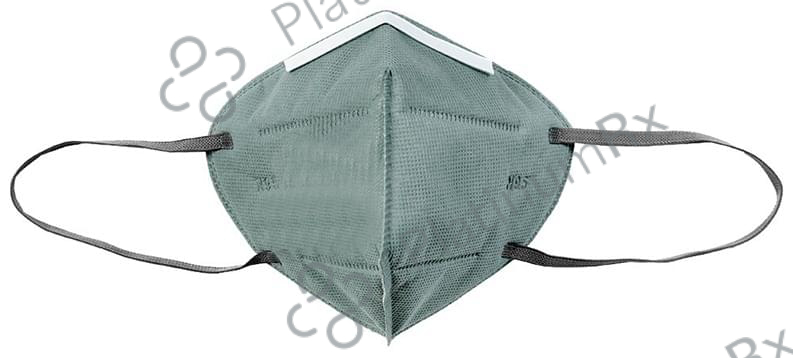SanNap N95 5-Layer Reusable Anti-Pollution Dust Face Mask Grey 5 masks