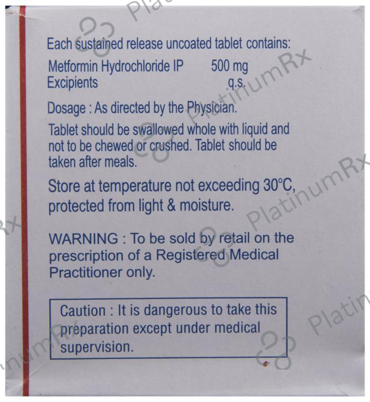 Riomet OD SR 500mg Tablet 15s