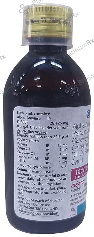 Bestozyme Paed Syrup 100 ml