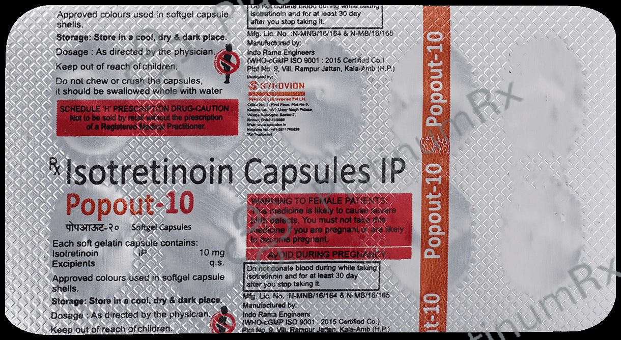 Popout 10mg Capsule