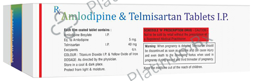 Telmizem 40 AM Tablet 10 Tablet