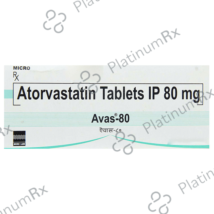 Avas 80mg Tablet 10s