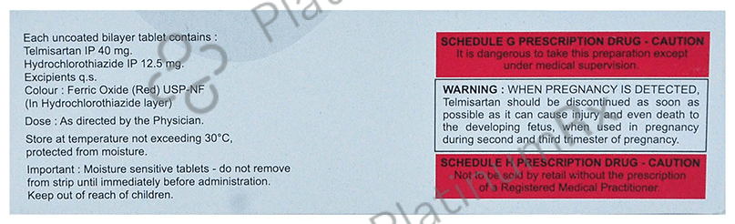 Telmikaa H 12.5/40mg Tablet 10s