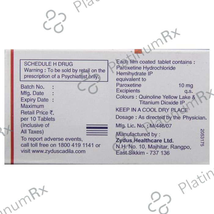 Xet 10mg Tablet 10s