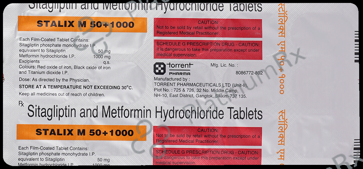 Stalix M 50/1000mg Tablet 15s