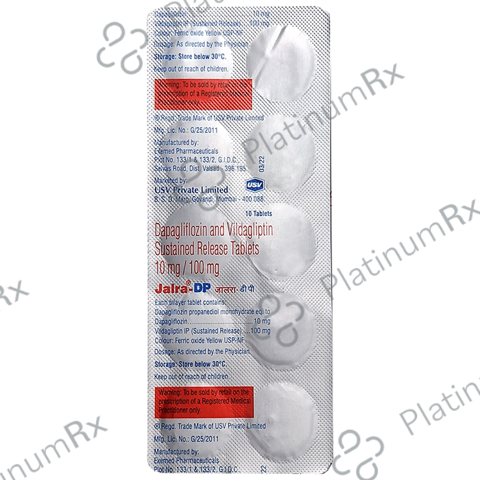 Jalra DP 10/100mg Tablet SR 10s