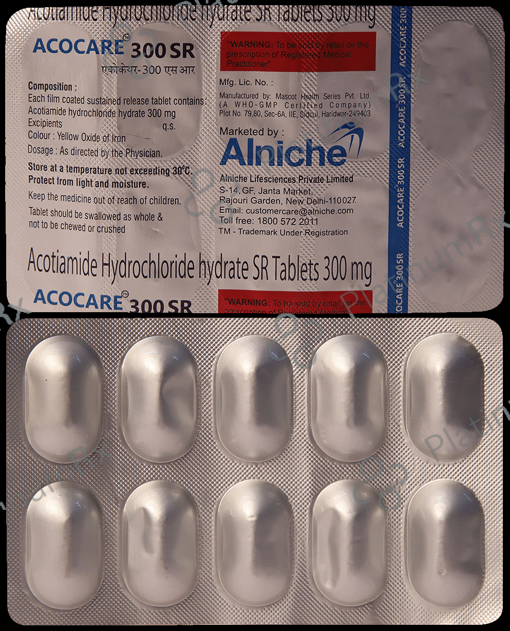 Acocare 300mg Tablet SR