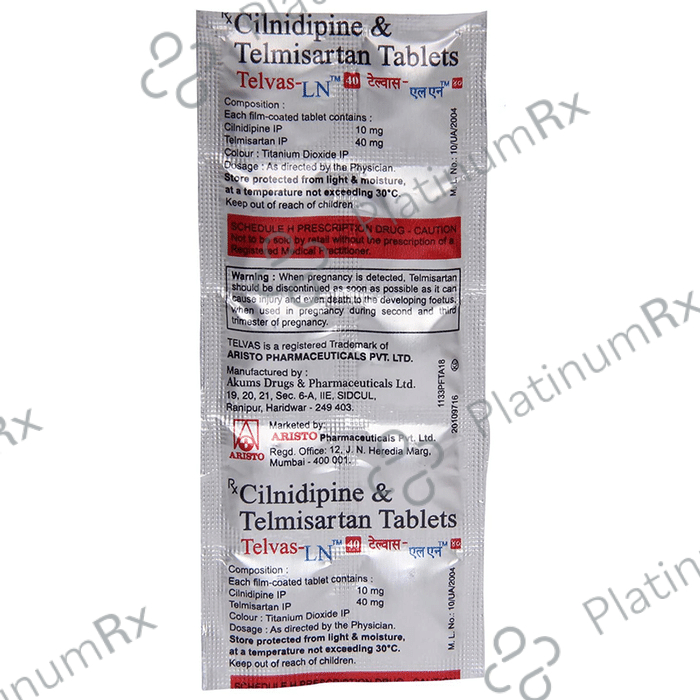 Telvas LN 10/40mg Tablet 10s