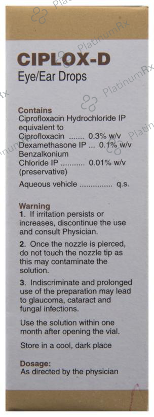 Ciplox D Eye/Ear Drops 10ml