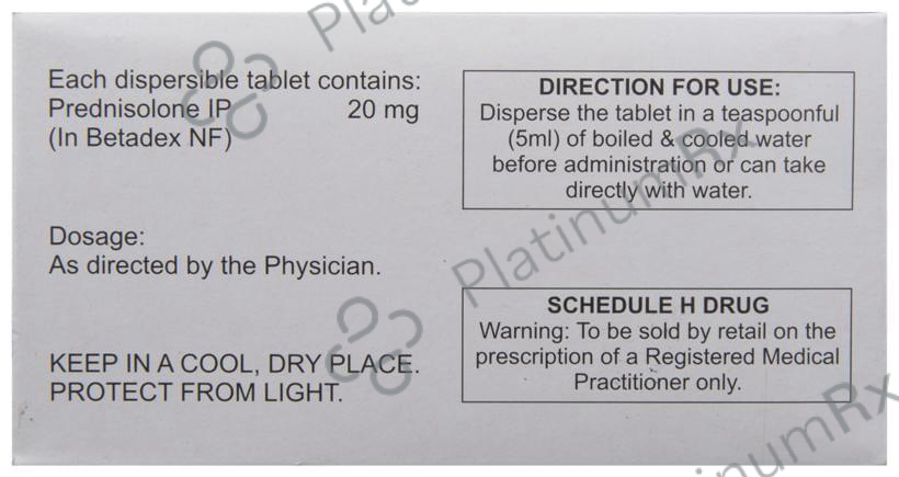 Omnacortil 20mg Tablet DT 10s
