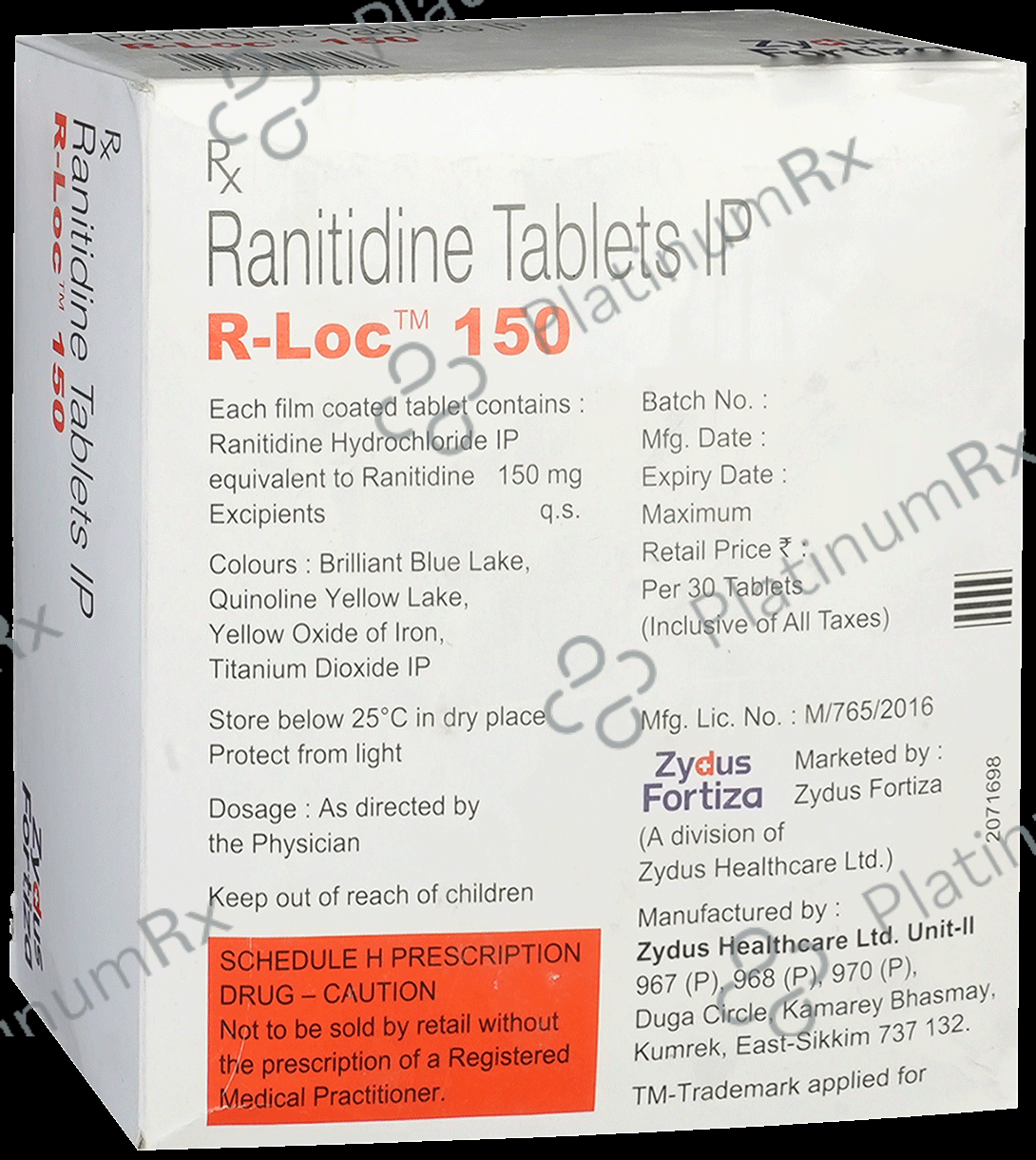 R Loc 150mg Tablet 30s