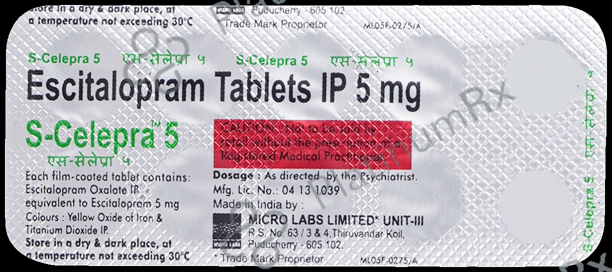 S Celepra 5mg Tablet 10s