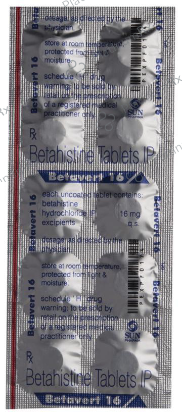 Betavert 16 Tablet 10 Tablet