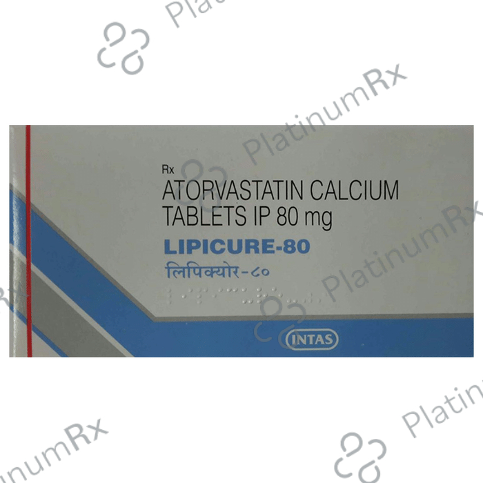 Lipicure 80mg Tablet 10s