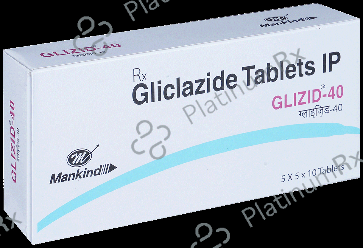 Glizid 40mg Tablet 10s