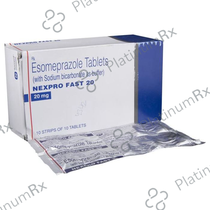 Nexpro Fast 20mg Tablet 10s