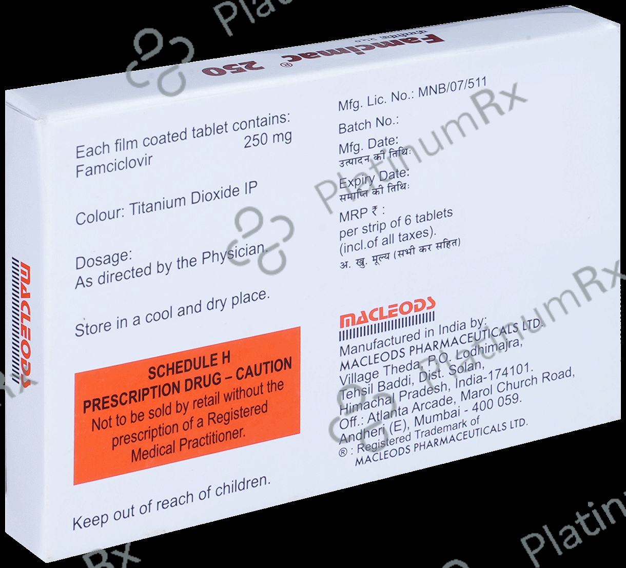 Famcimac 250mg Tablet 6s