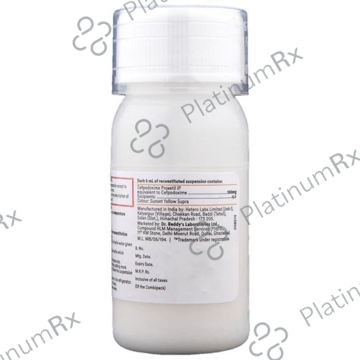 Pecef 100mg Powder For Oral Suspension 30ml