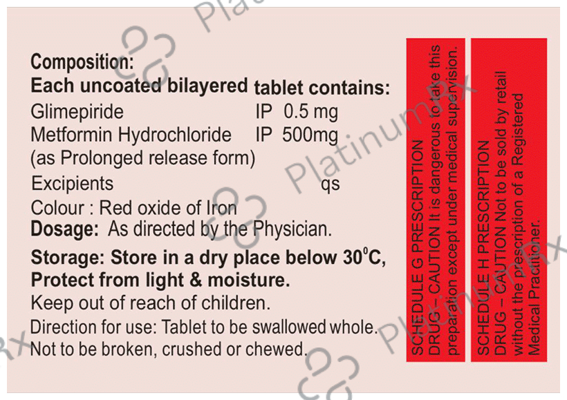 Forcimet G 0.5 Tablet PR