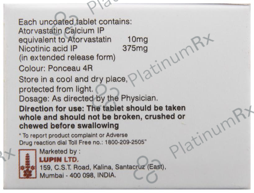 Tonact Plus 10/375mg Tablet ER 10s