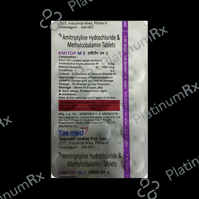 Amitop M 5/1.5mg Tablet 15s