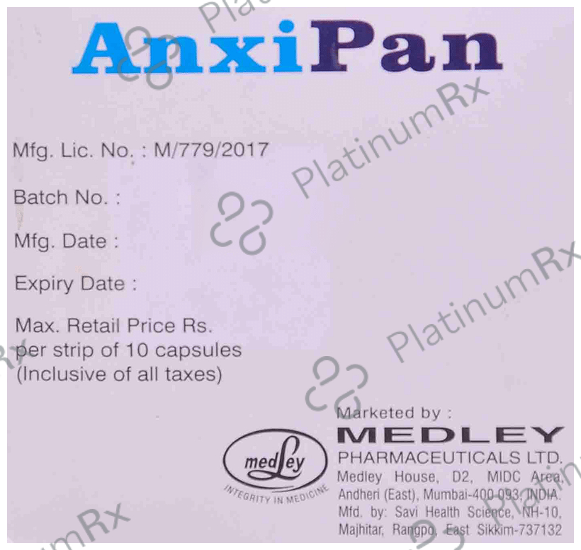Anxipan 10/40mg Capsule 10s