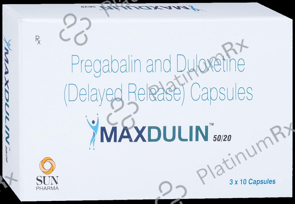 Maxdulin 50/20 Capsule DR