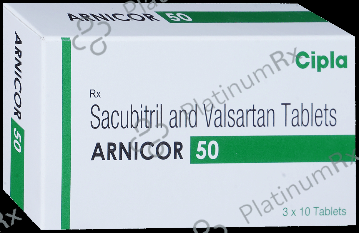 Arnicor 50 24/26mg Tablet 10s