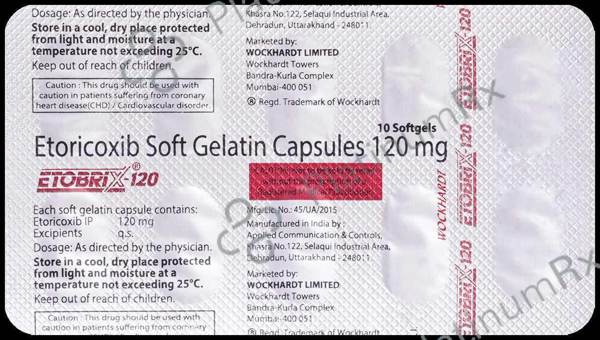 Etobrix 120 Softgel Capsule